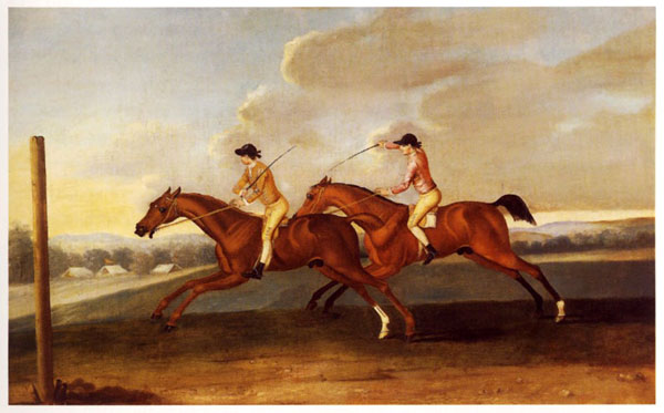 Painting of Virginian Quarter Race