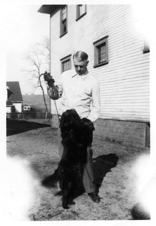 Claudue and his dog, Tippy