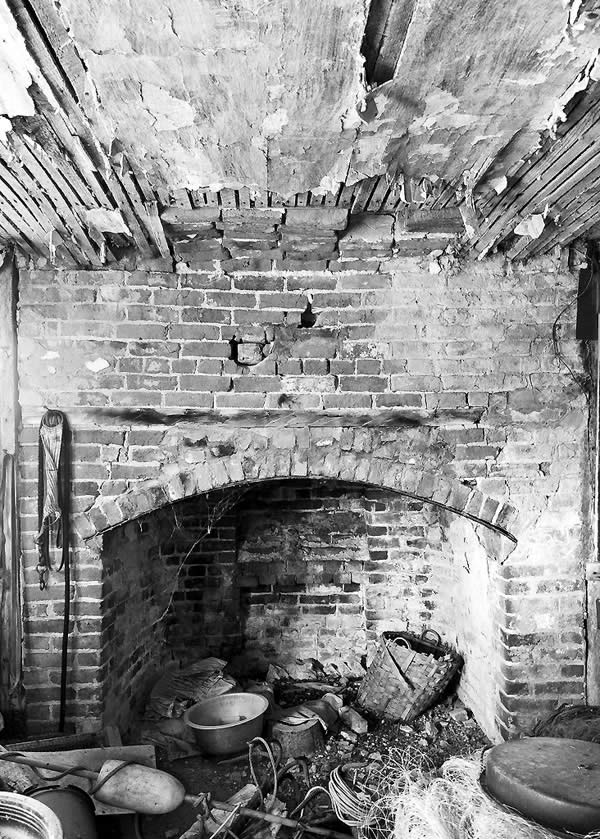 Photo of Rochester House Fireplace and Plaster Ceiling