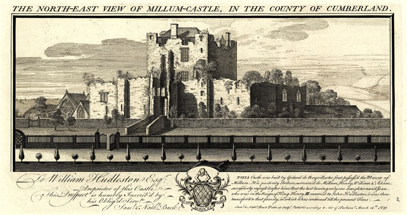 Millum Castle in Cumberland County, England